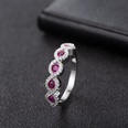 crossborder micro zircon emerald ring ruby full diamond ring fashion jewelrypicture17